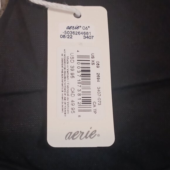 NEW‎ Aerie Smoothez Lightweight Mesh Bralette Unlined Black Size XS - Picture 8 of 10